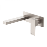 Celia Wall Combination Basin Mixer - Brushed Nickel